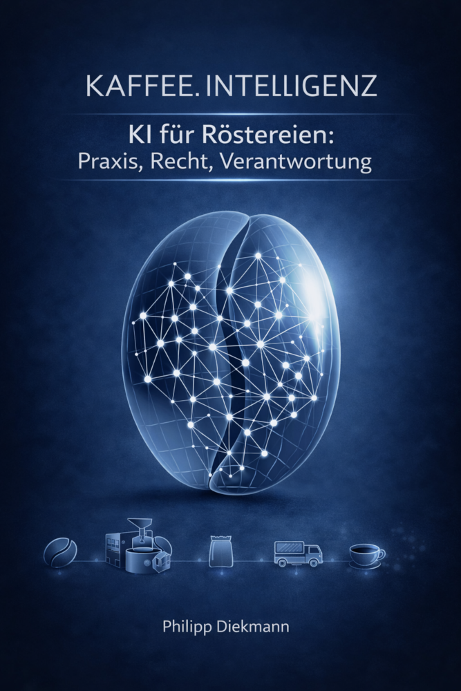 Buchcover: KI für Röstereien