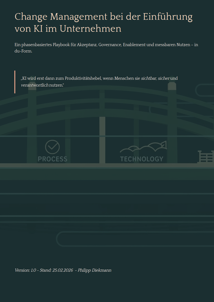Change Management bei der Einführung von KI im Unternehmen